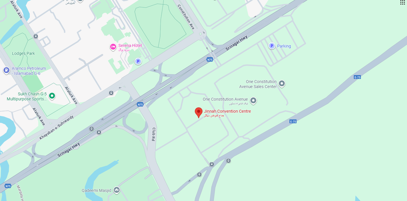 Jinnah Convention Centre Map